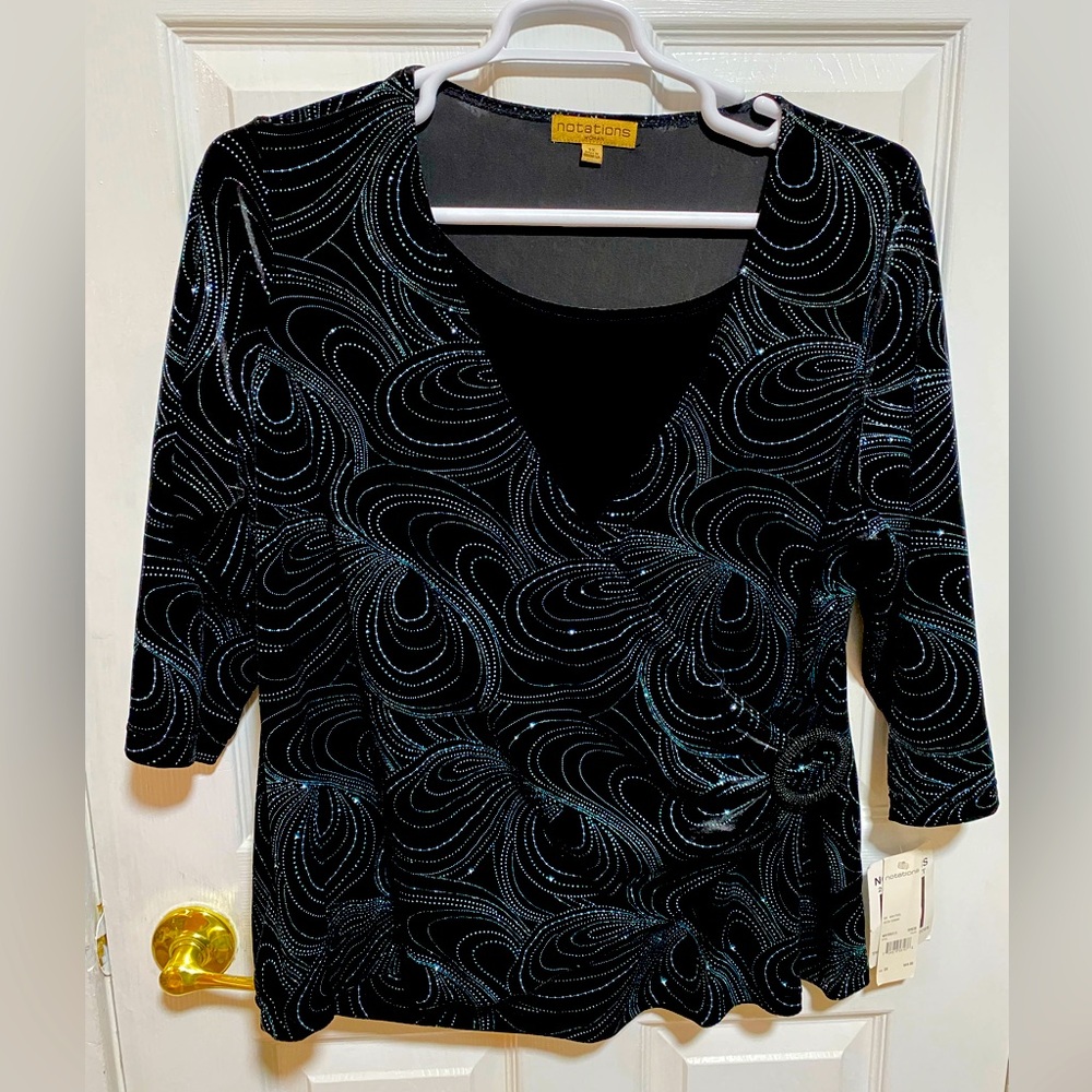 Stunning twin set by Notations. Size 2xl. Perfect for holiday parties!